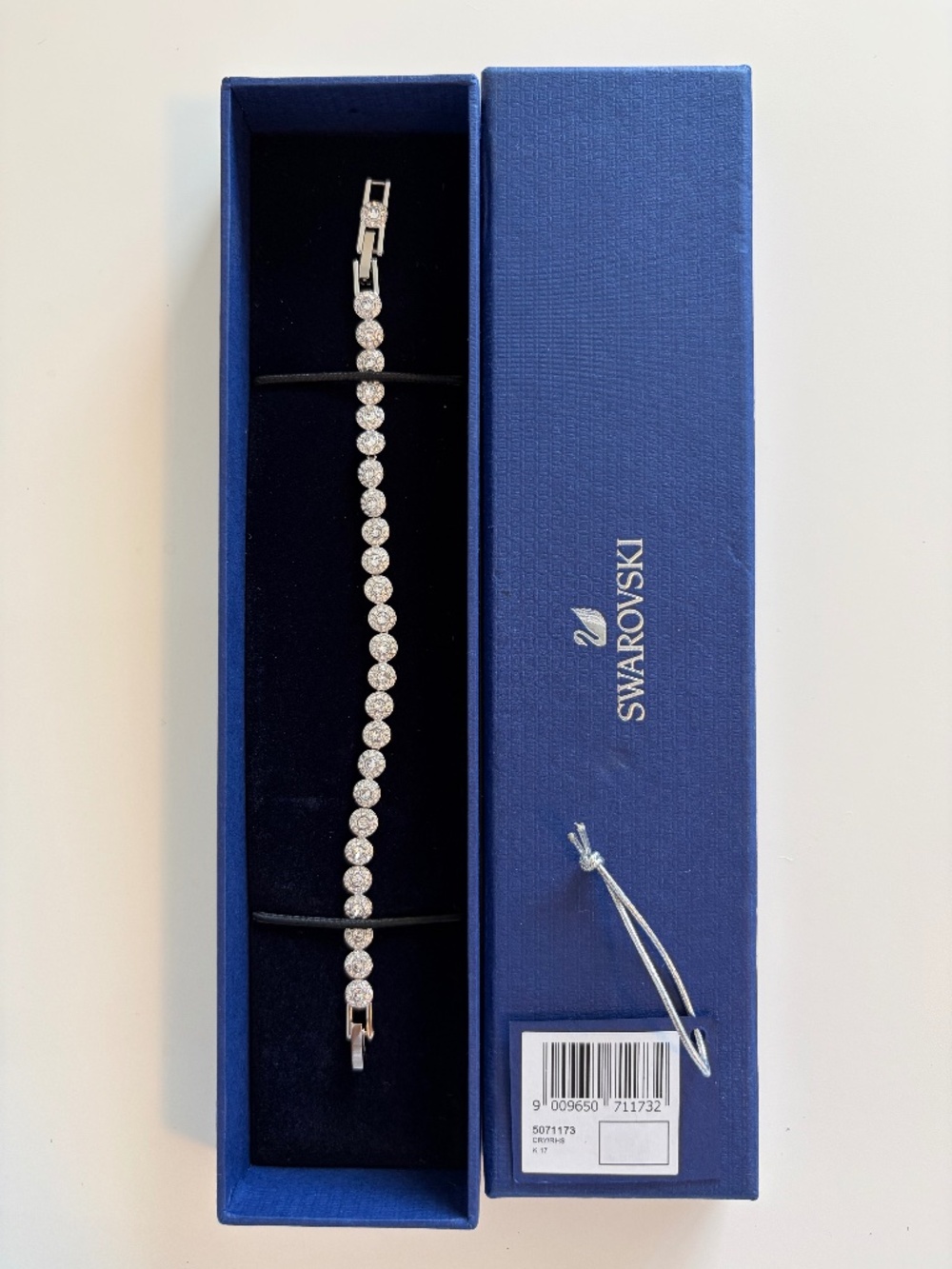 Swarovski Una Angelic Bracelet Small White Rhodium NWT